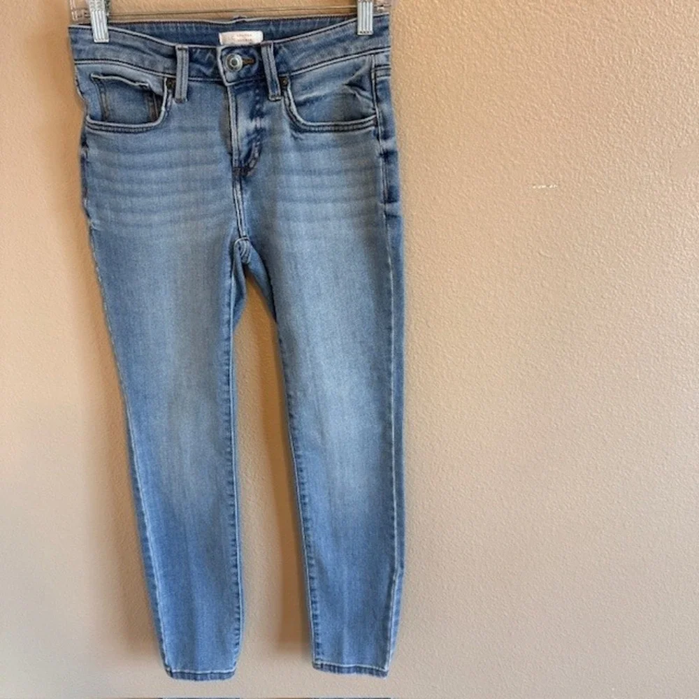 LC Lauren Conrad Women's Mid Rise Skinny Ankle Stretch Jeans 0‎
